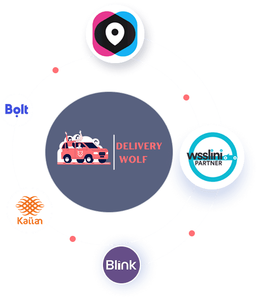 ف ديلفري وولف نقدم العديد من خدمات تسجيل كباتن التوصيل