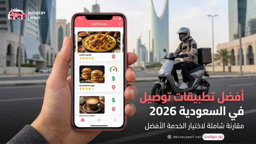 افضل تطبيقات توصيل الطعام في السعودية 2026: مقارنة شاملة لاختيار الخدمة الأفضل
