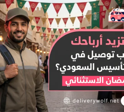 كيف تزيد أرباحك كمندوب توصيل في يوم التأسيس السعودي؟ دليل "رمضان" الاستثنائي.