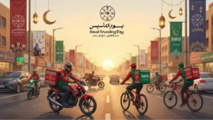 كيف تزيد أرباحك كمندوب توصيل في يوم التأسيس السعودي؟ دليل "رمضان" الاستثنائي.
